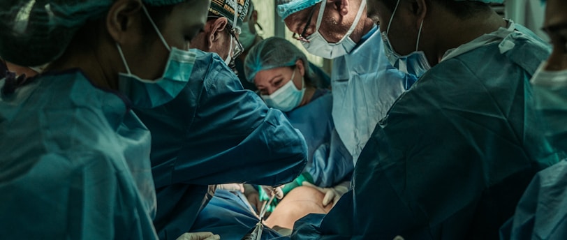 doctor performing operation