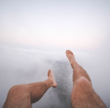 person's foot